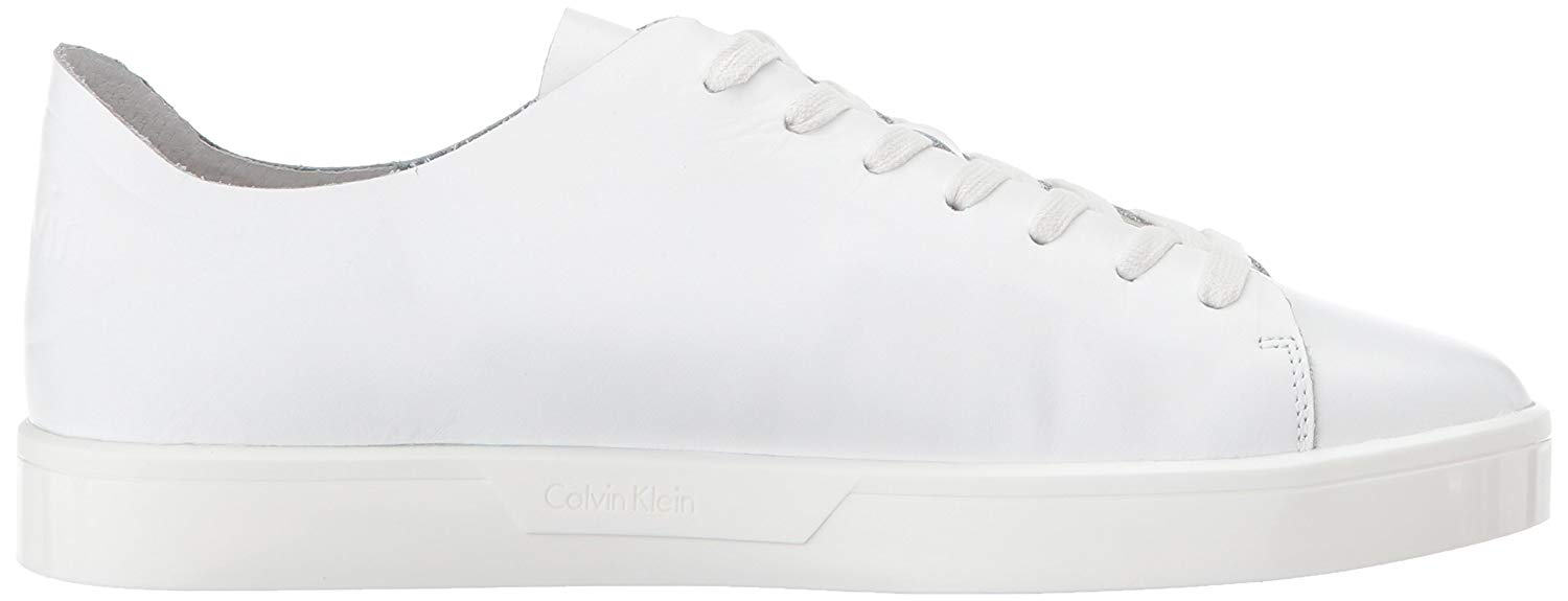 calvin klein low top lace up zip mono