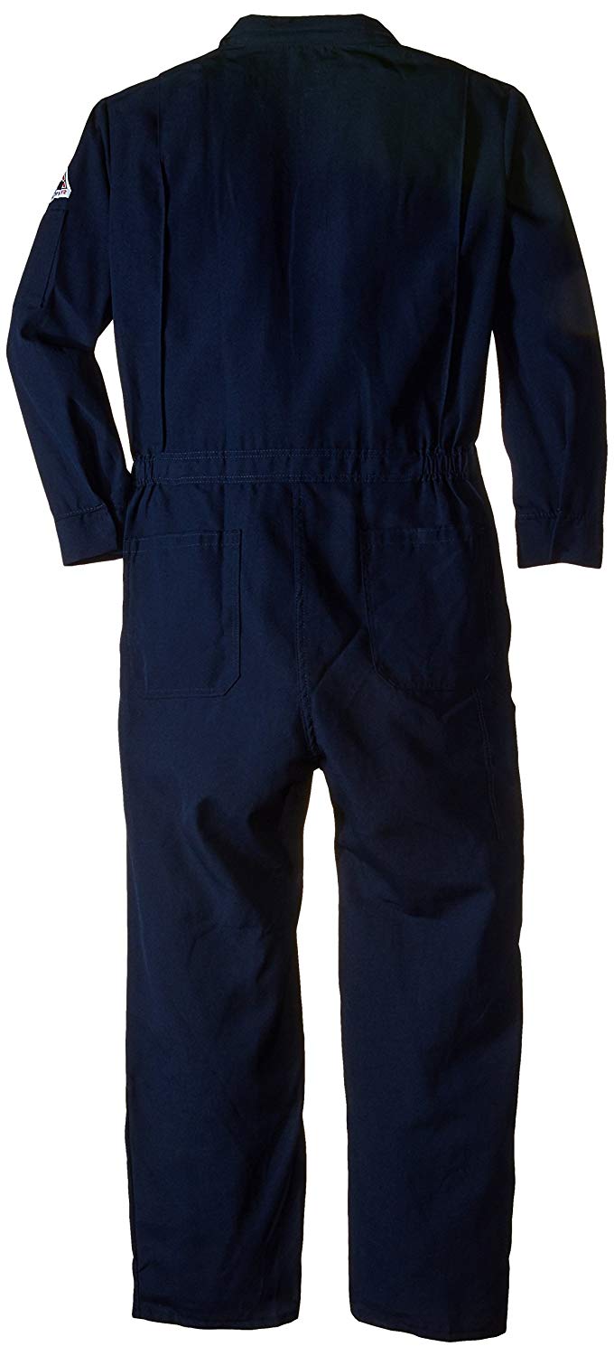 Bulwark Men's Flame Resistant 4.5 oz Nomex IIIA Premium Coverall,, Navy