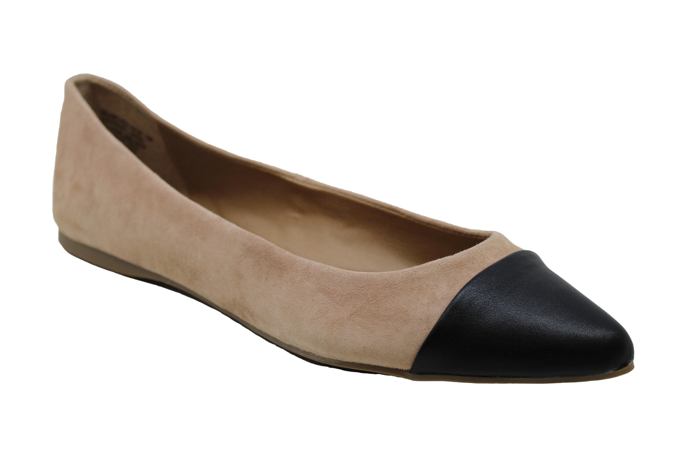 Steve Madden Womens Delancy Suede Cap Toe Ballet Flats Ebay