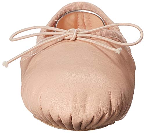 pink ballet flats with ankle strap