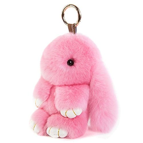 soft bunny keychain