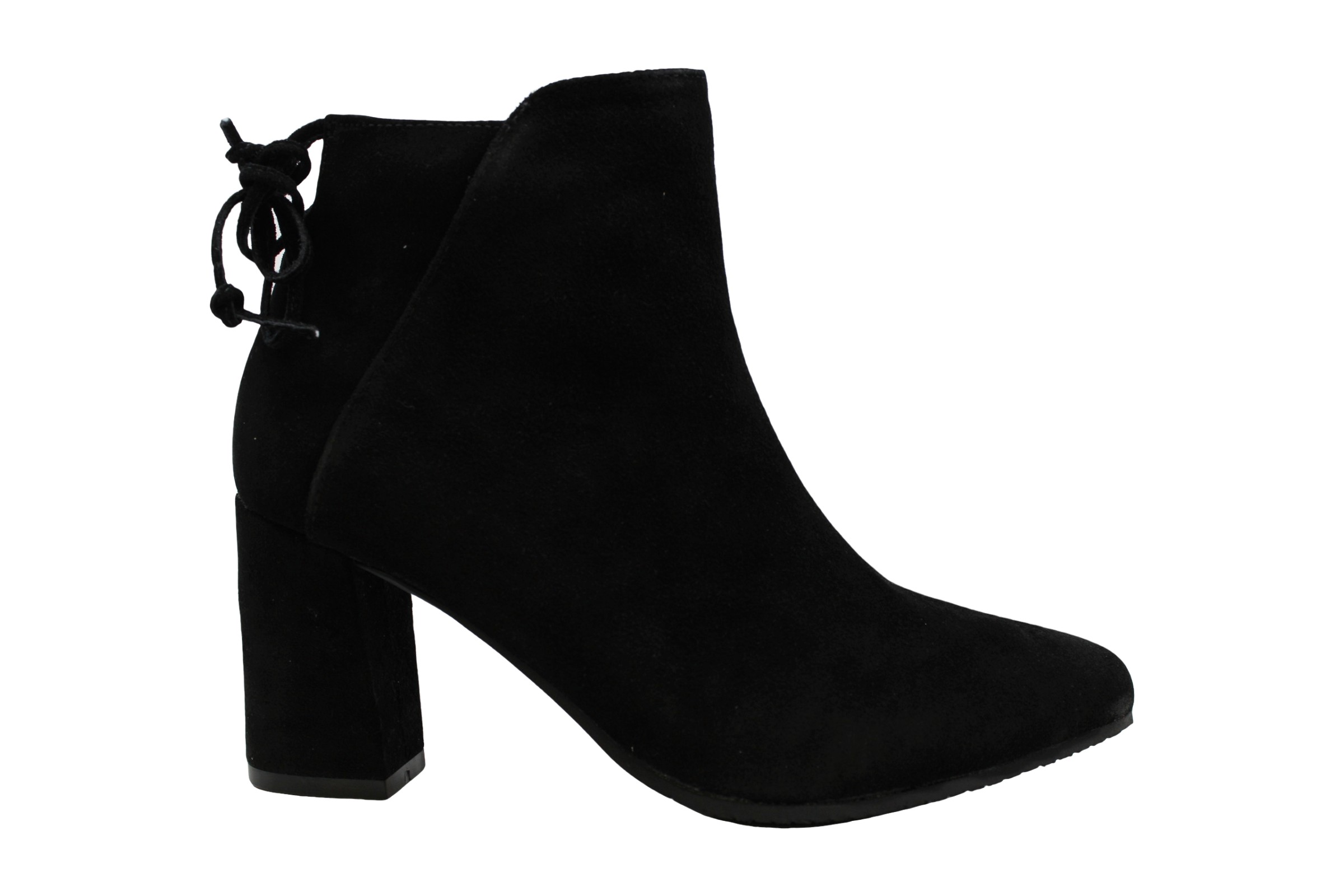 Aqua College Womens Tammy Pointed Toe Ankle Fashion Boots, Black Suede ...