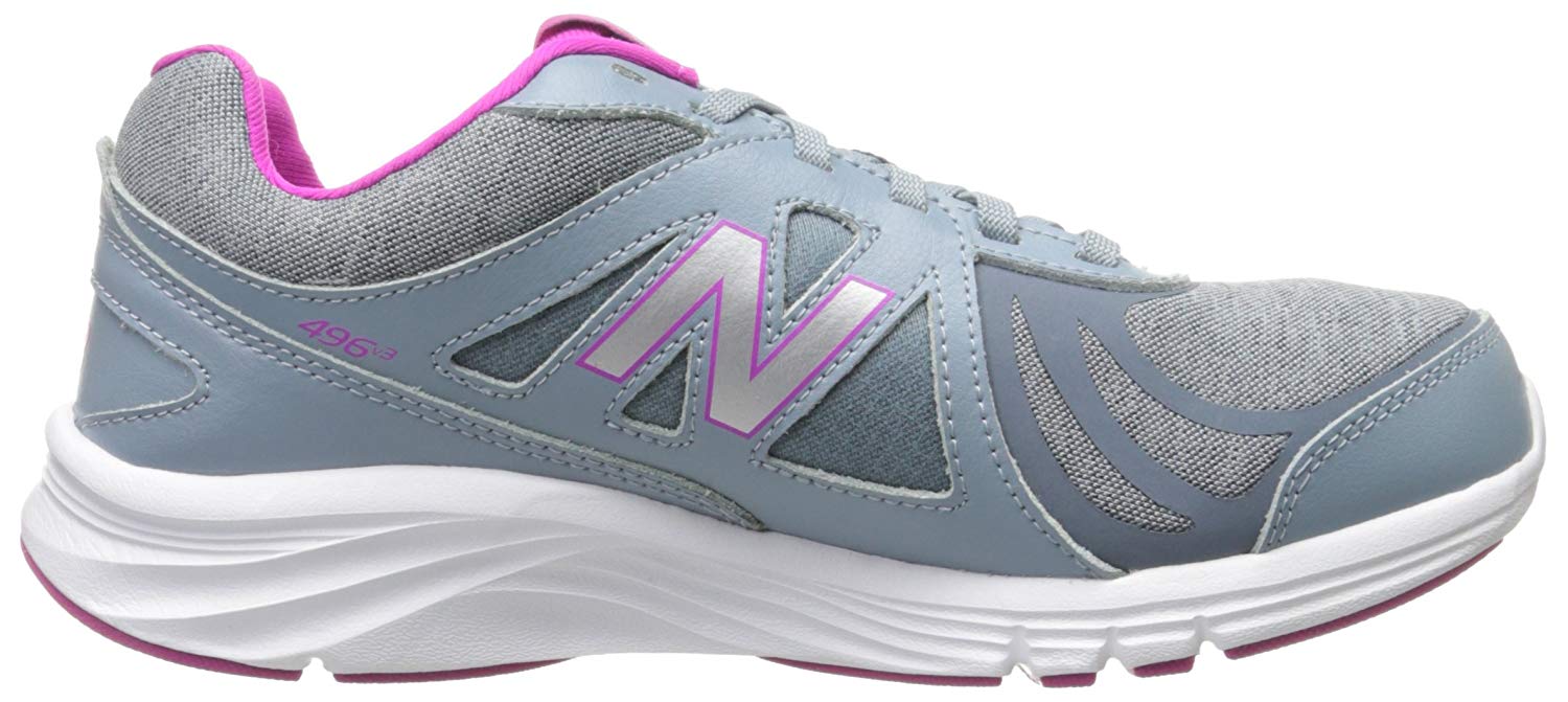 New Balance Womens ww496v3 Fabric Low Top Lace Up Running ...