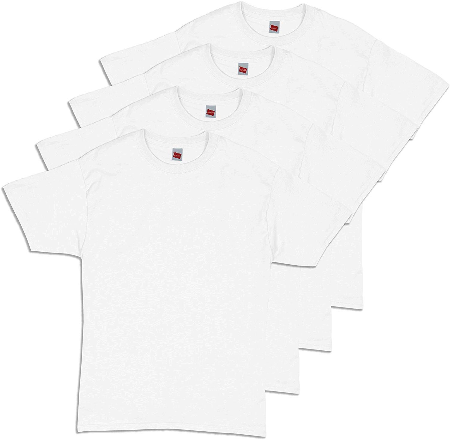plain white t shirt hanes