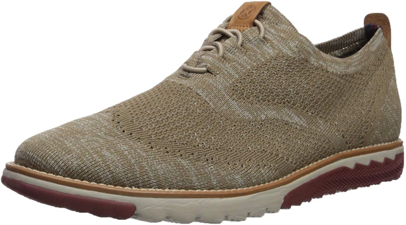 knit wingtip shoes