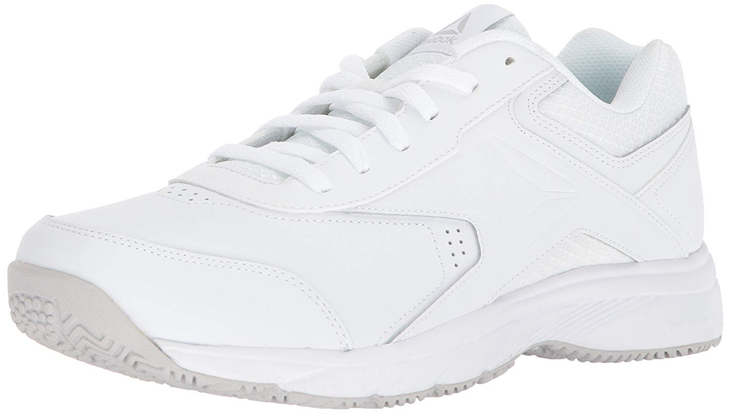 Reebok Men's Work N Cushion 3.0 4e Walking Shoe, White/Steel, Size 15.0 ...