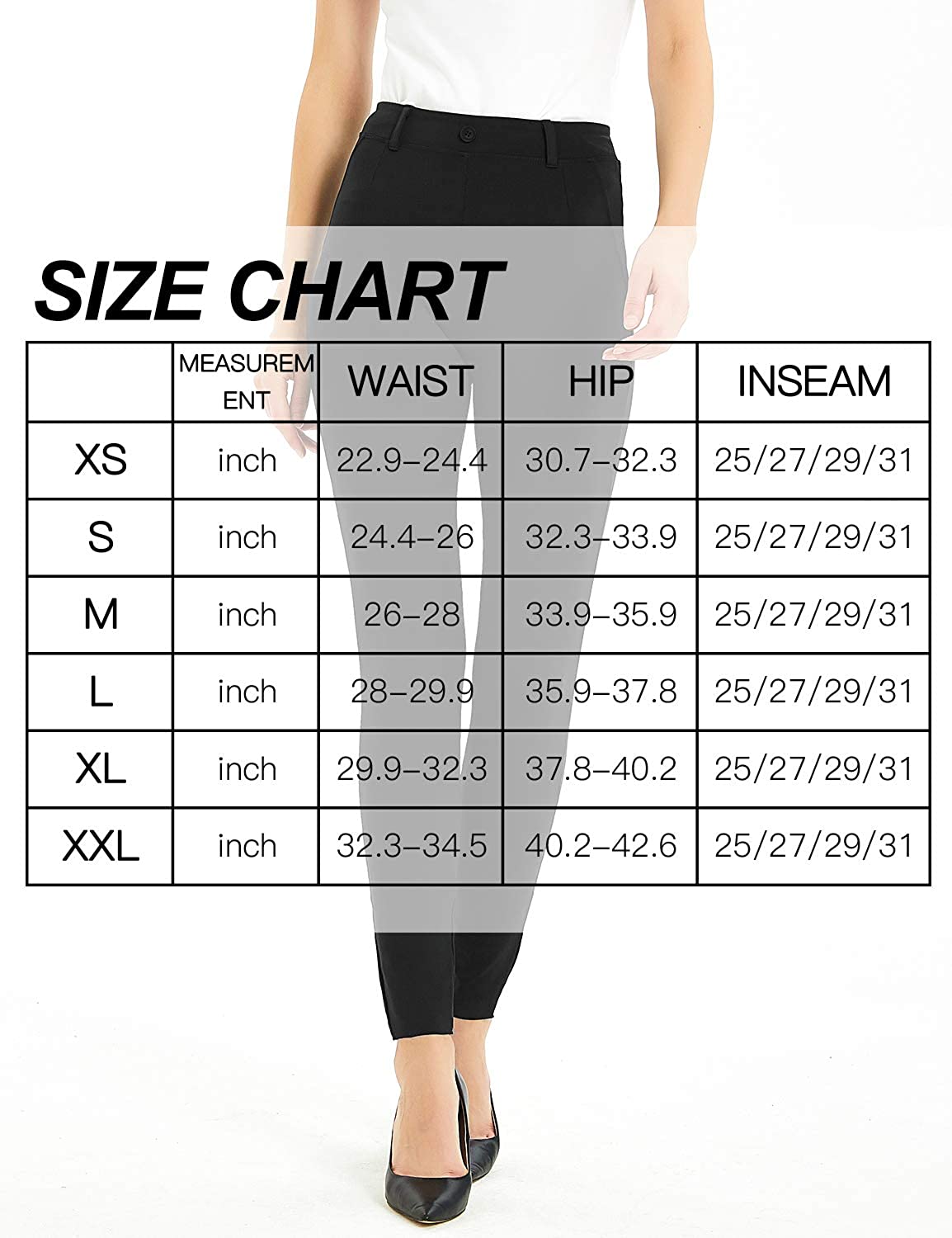 How To Measure Size For Leggings Women's