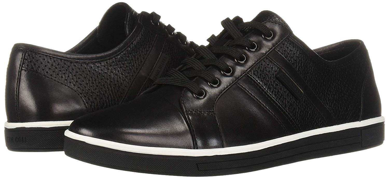 Kenneth Cole New York Men's Initial Step Sneaker, Black/Black, Size 10. ...