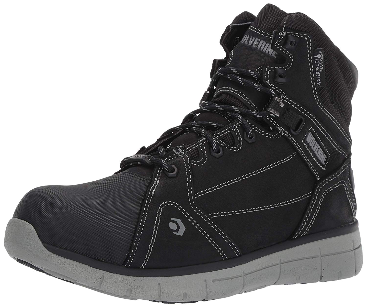 wolverine men's gear wpf composite toe wellington boots