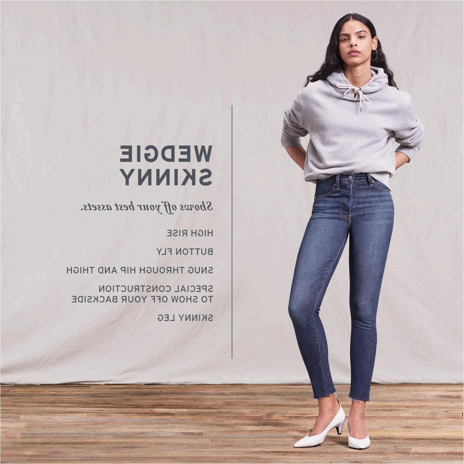 levi's tough love wedgie skinny jeans