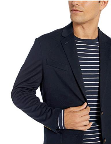 navy sports coat outfit