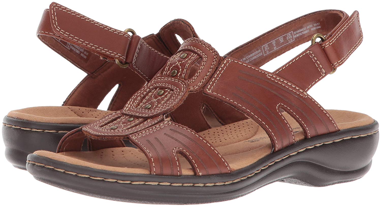 clarks slingback sandals