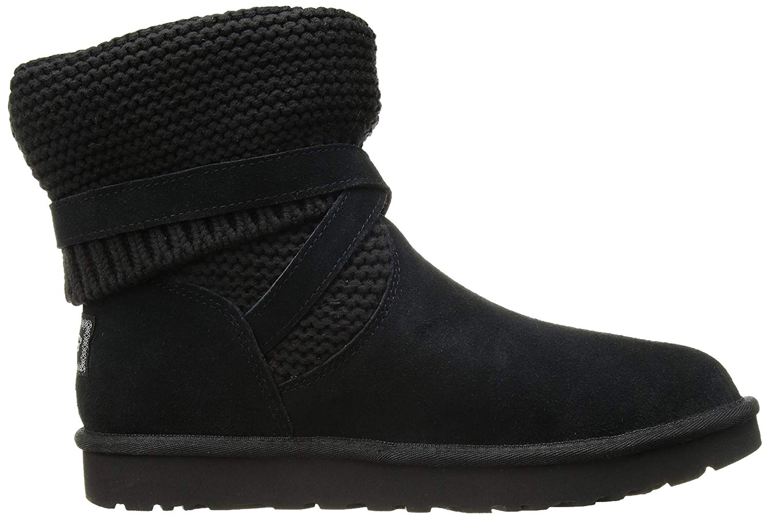 black uggs with strap