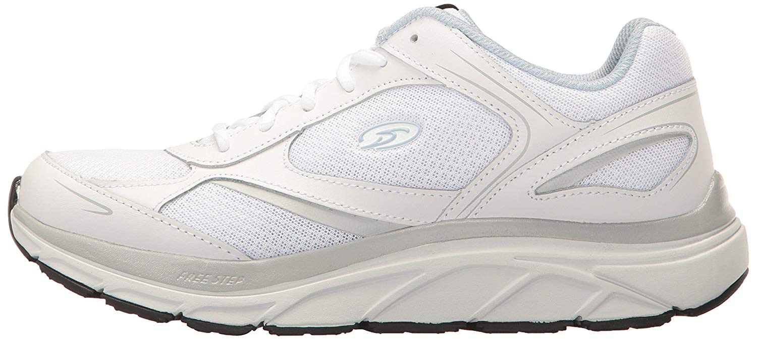 Dr. Scholl's Shoes Women's Freehand Sneaker, White Leather, Size 7.5 ...