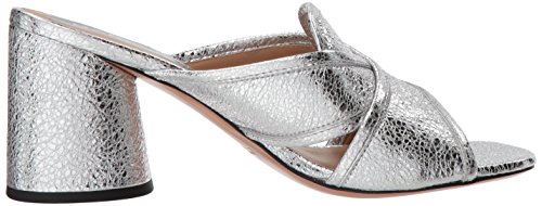 Marc Jacobs Abierta Para Mujer Aurora Puntera Abierta Jacobs mulas, plata, tamaño 9.0 082963 Marc Jacobs Abierta Para Mujer Aurora Puntera Abierta Jacobs mulas, plata, tamaño 9.0 082963
