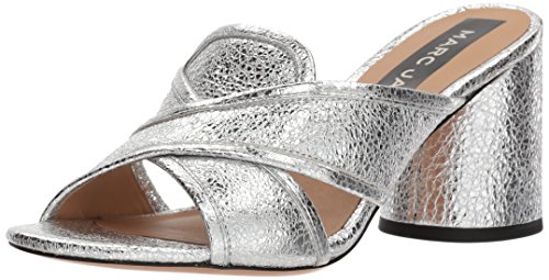 Marc Jacobs Abierta Para Mujer Aurora Puntera Abierta Jacobs mulas, plata, tamaño 9.0 082963 Marc Jacobs Abierta Para Mujer Aurora Puntera Abierta Jacobs mulas, plata, tamaño 9.0 082963