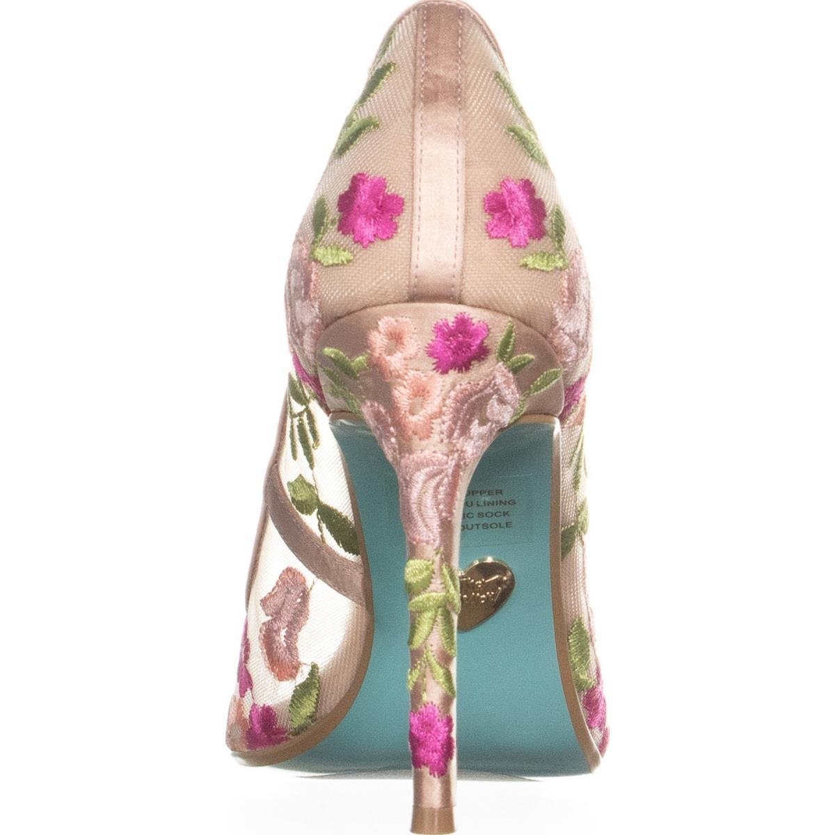 betsey johnson peep toe
