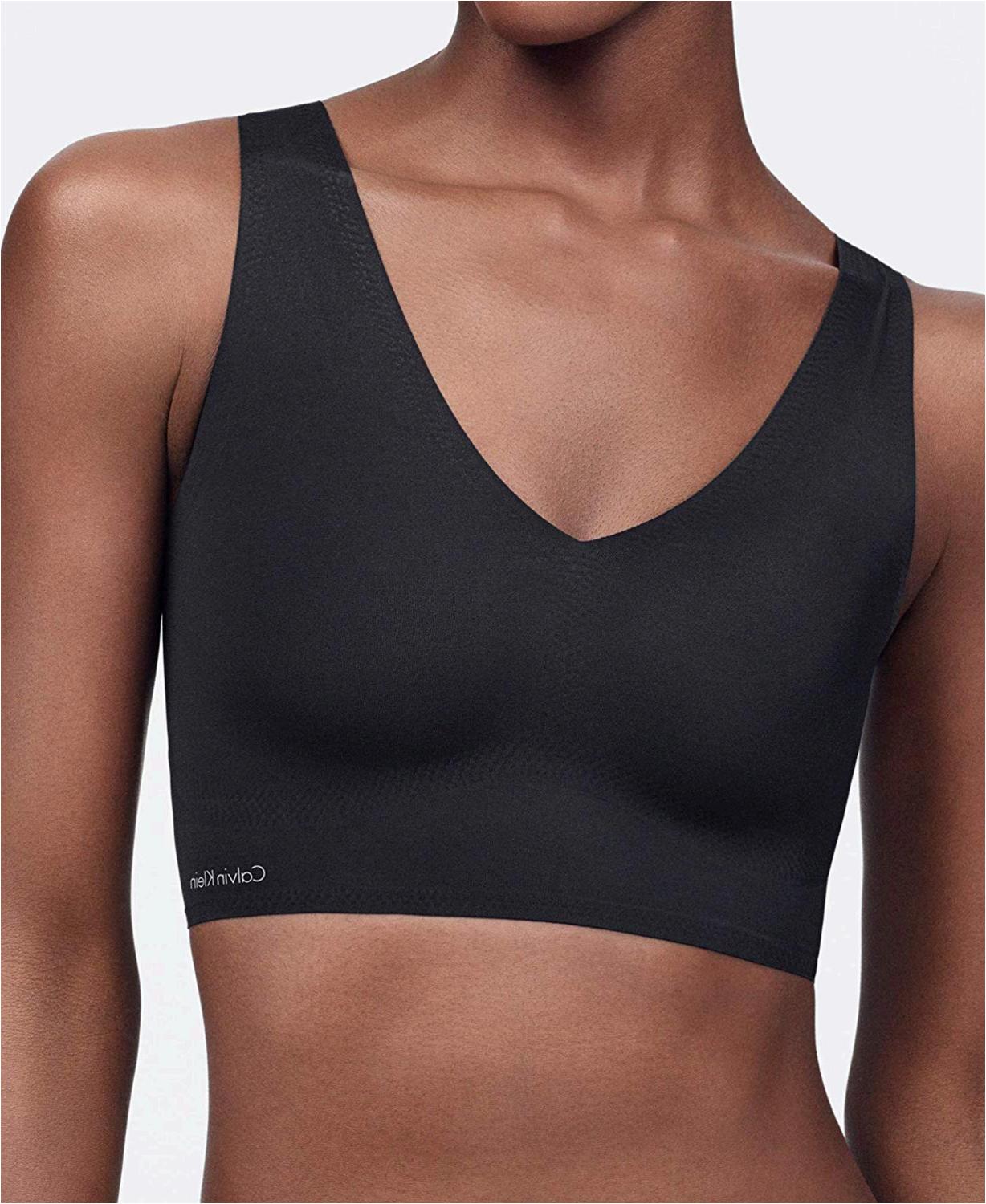 calvin klein women's invisibles scoop neck bralette