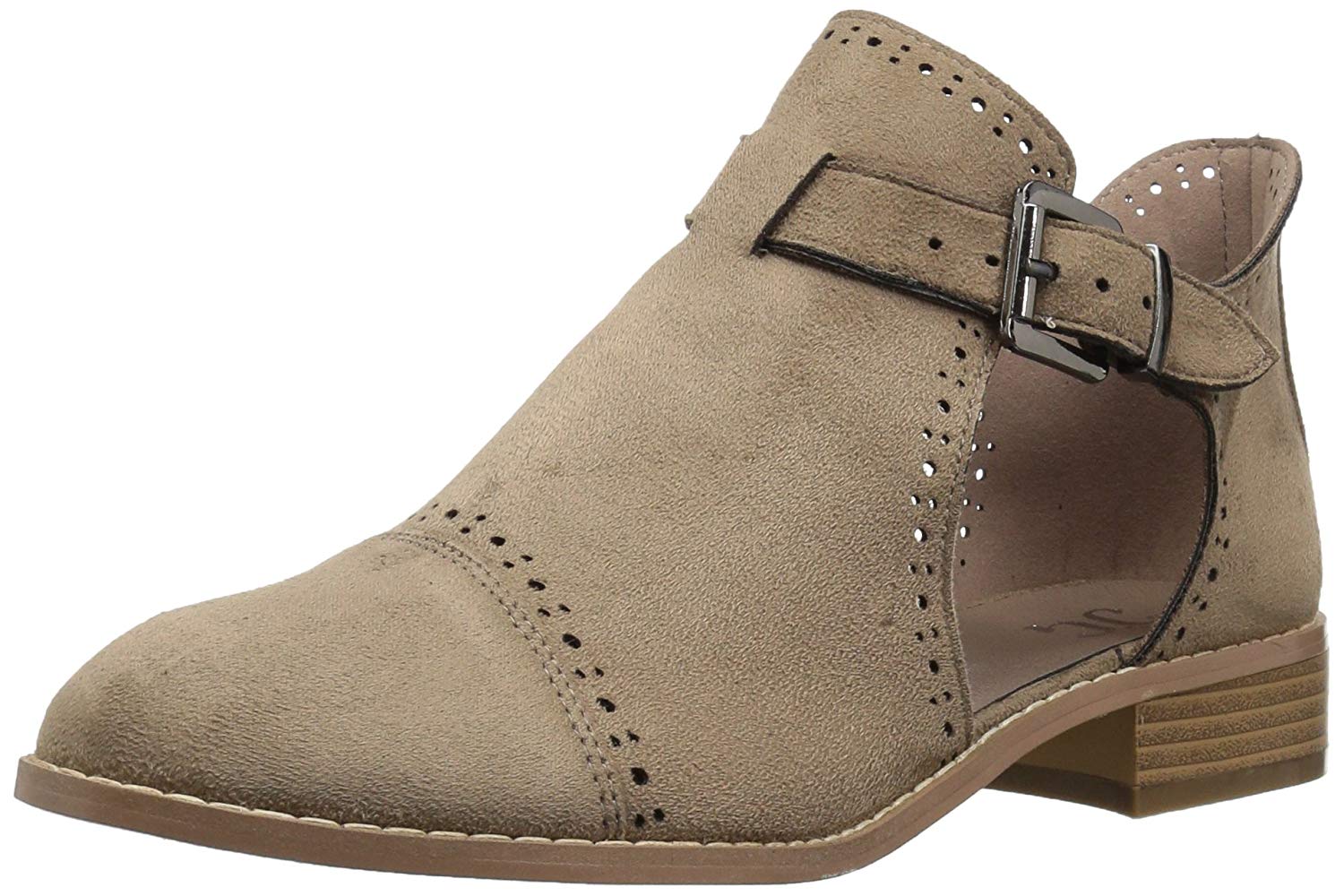 taupe closed toe heels