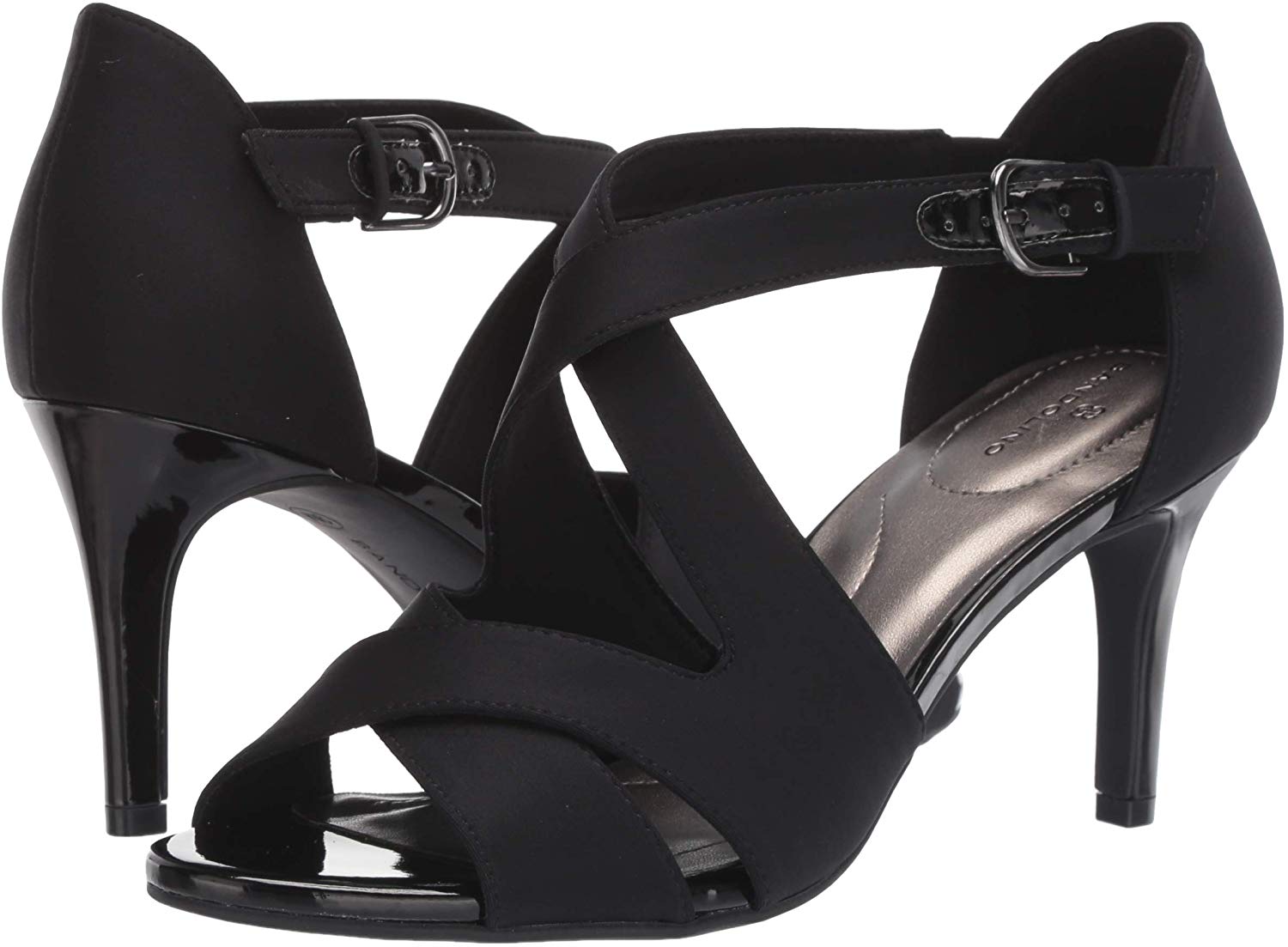 Bandolino Footwear Women�s Jerigoa Heeled Sandal, Black