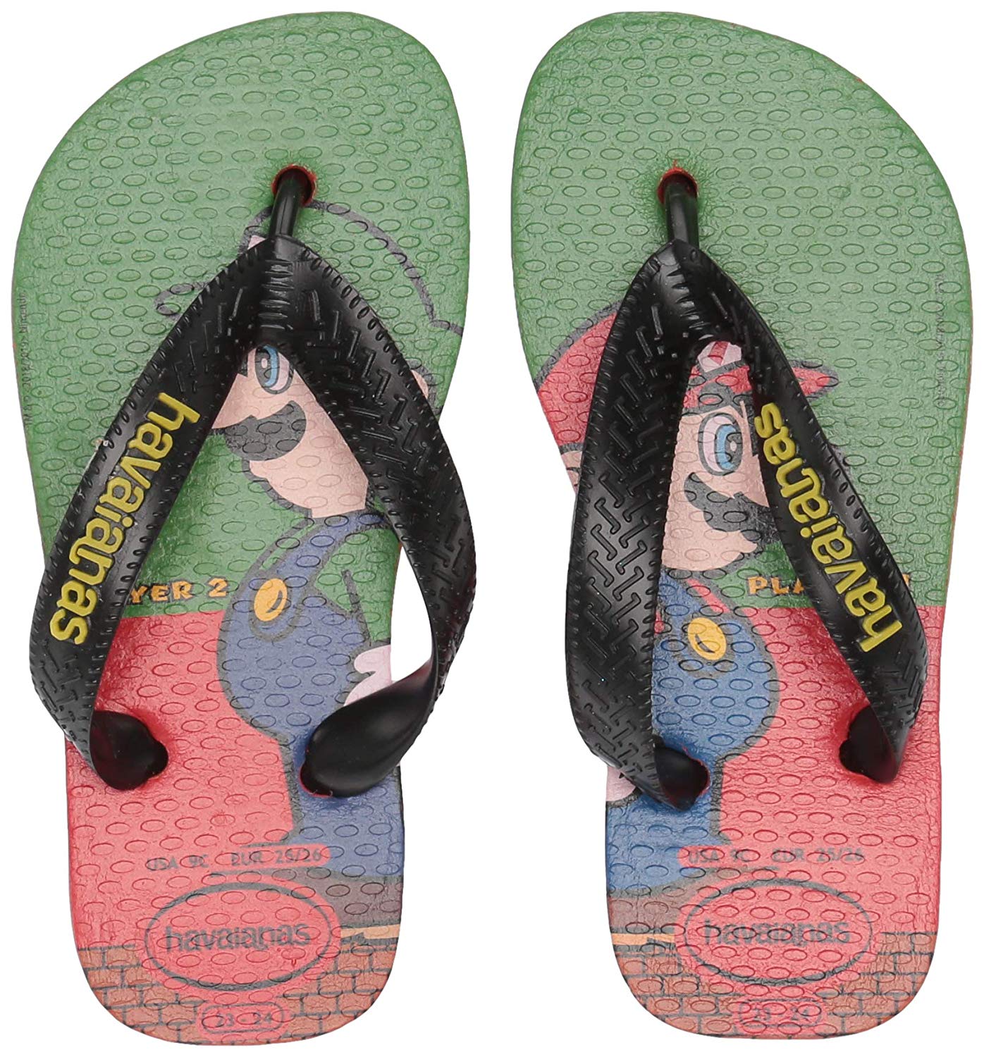 havaianas mario flip flops