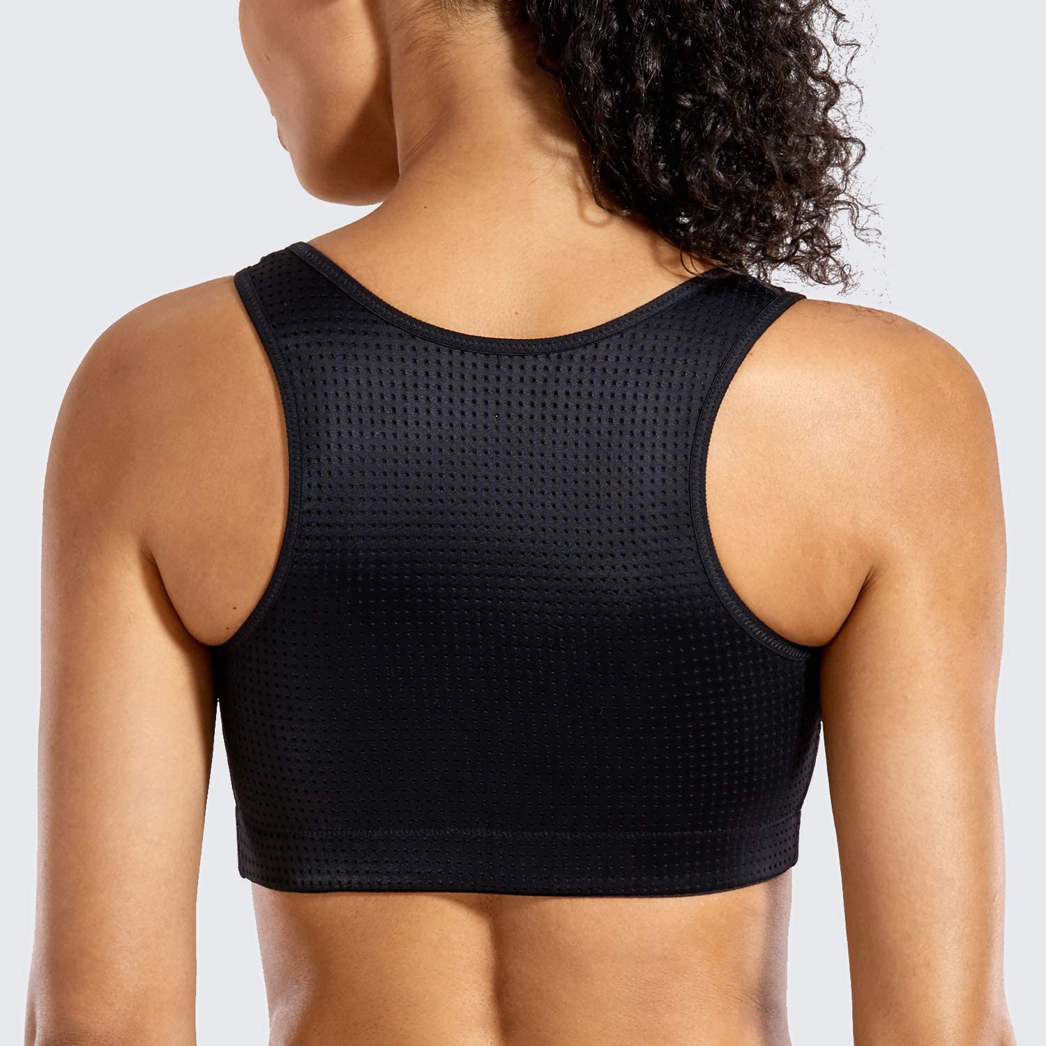 Download SYROKAN Front Zip High Impact Sports Bras for Women ...