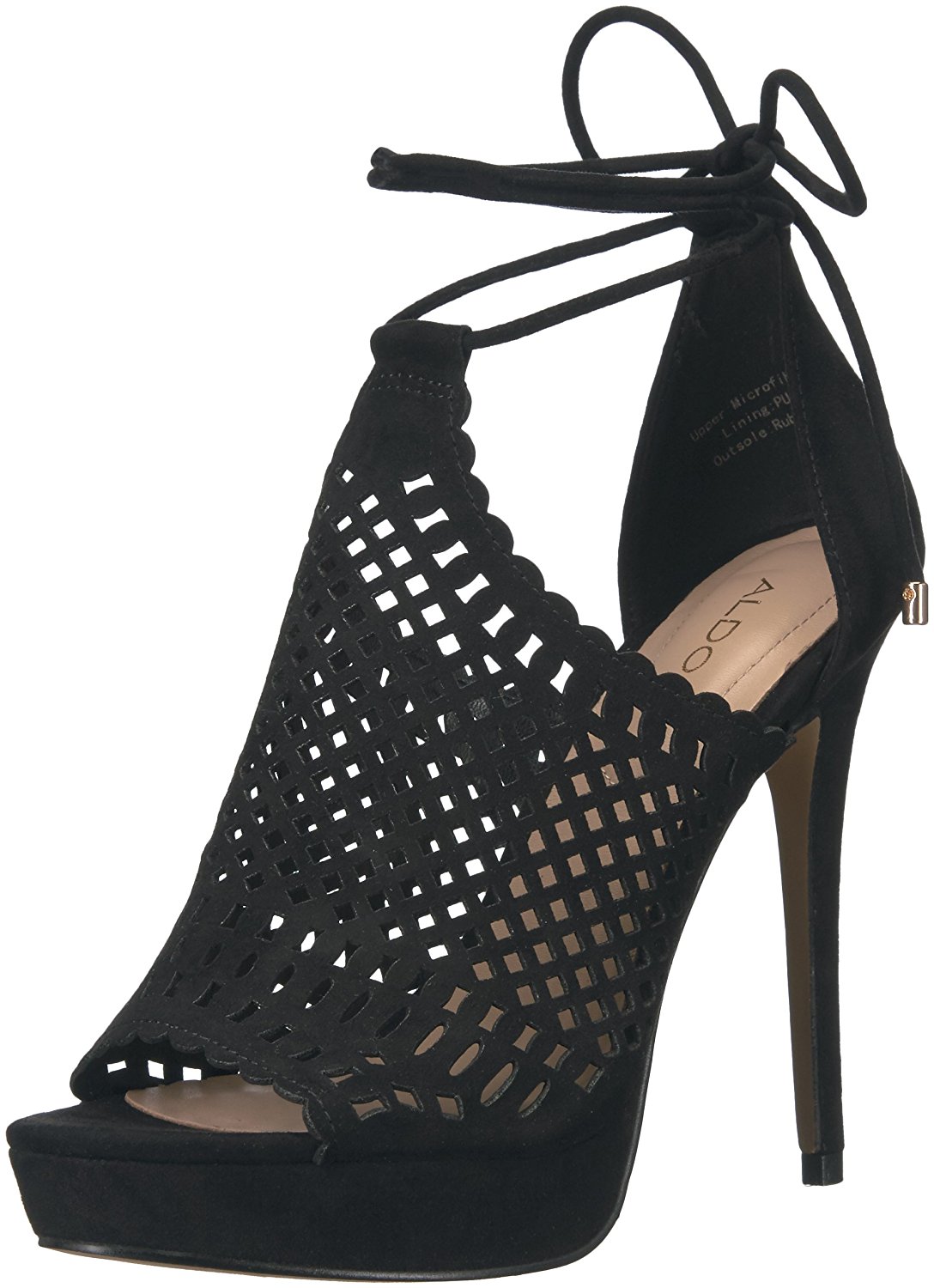 Aldo Womens rilley Fabric Open Toe Casual Slingback Sandals Black Size 60 mPM Aldo Womens rilley Fabric Open Toe Casual Slingback Sandals Black Size 60 mPM