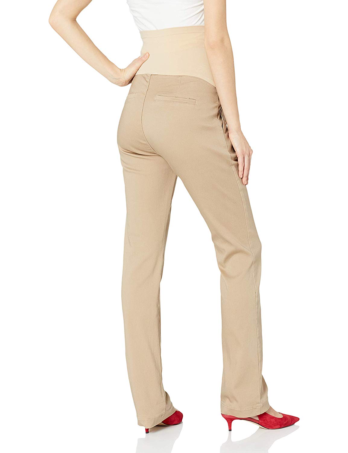 Motherhood Maternity Women's Maternity 5 Pocket Super Soft, Khaki, Size Large 36 eBay