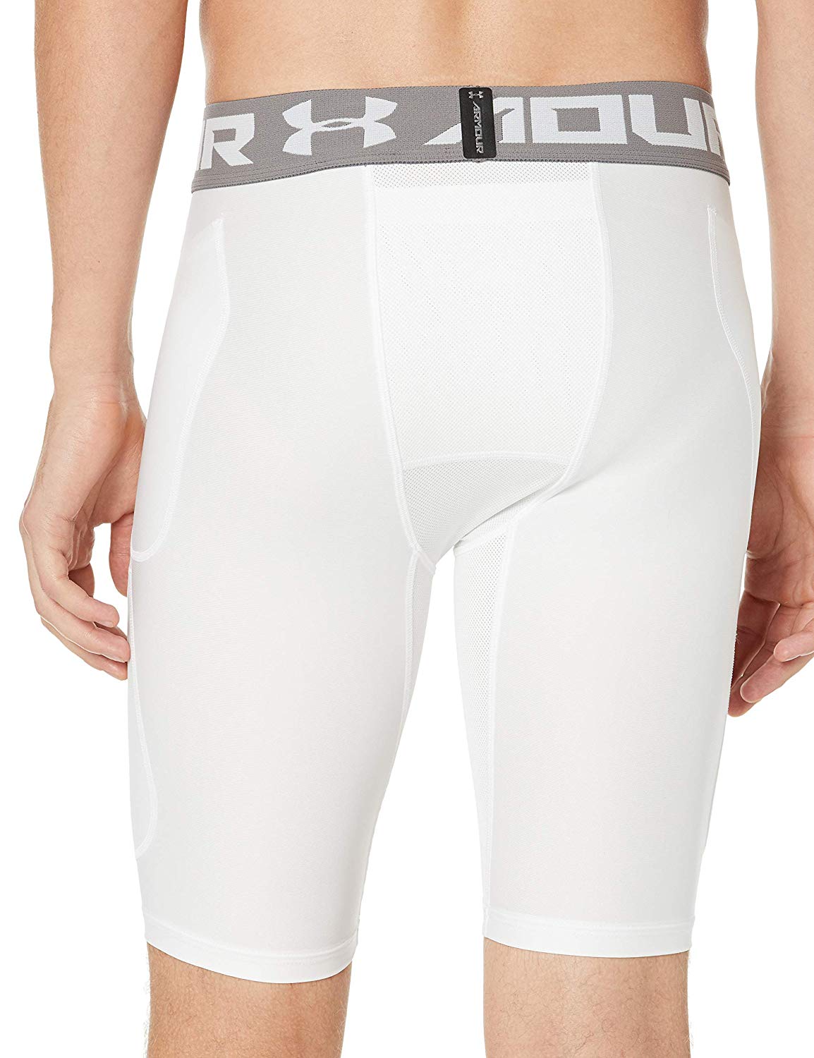 Under Armour Men's Football 6 Pocket Girdle,, White (100)/Graphite