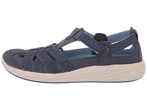 navy slide sandals