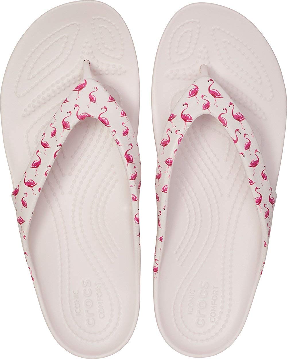 Crocs Women's Kadee II Seasonal Flip, Flamingo/Barely Pink, Size 10.0 ...