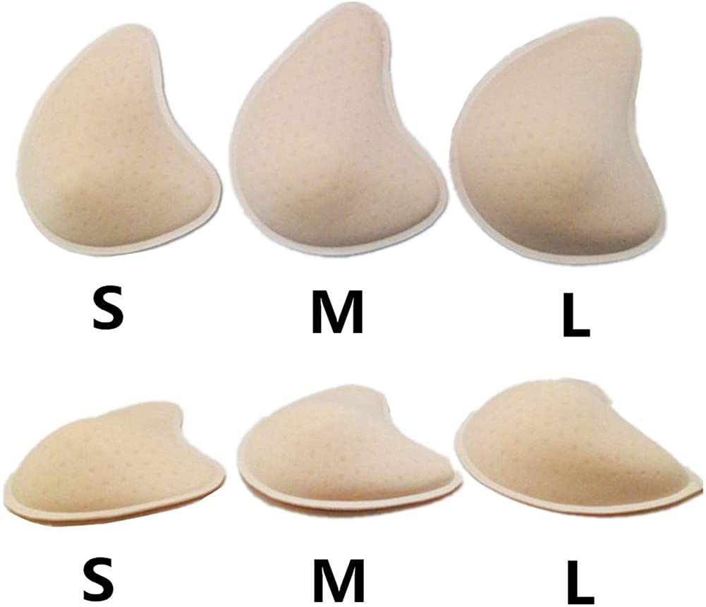 1 Pair Cotton Breast Forms Light Ventilation, Holey Spiral, Size M for ...