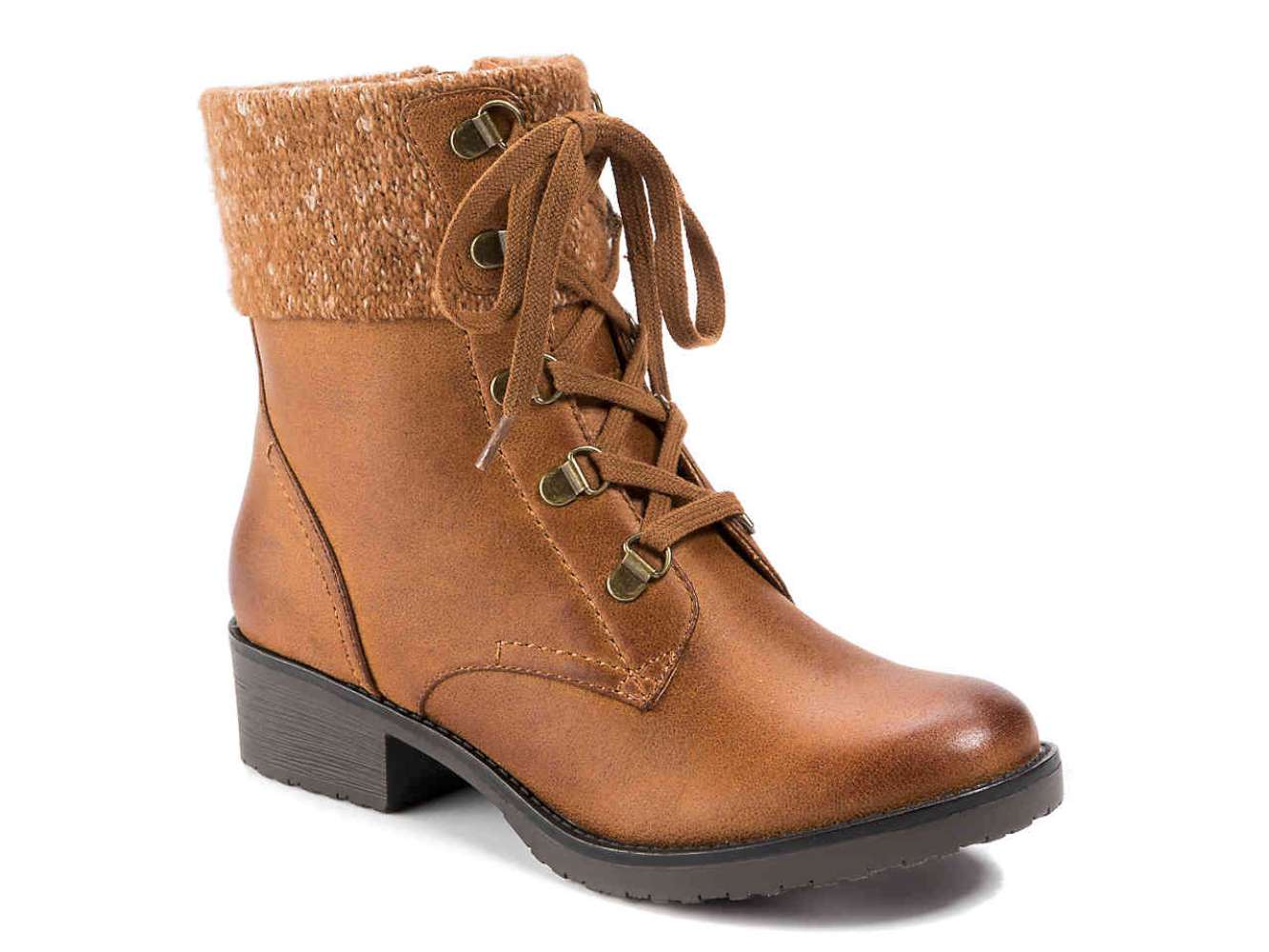Bare Traps Womens Orley Closed Toe Mid-Calf Fashion Boots, Cognac, Size ...