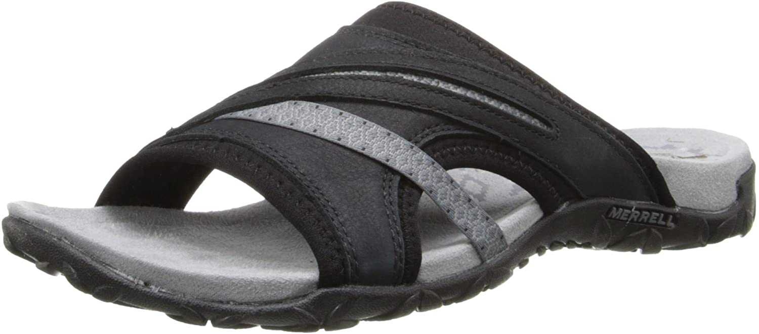 merrell womens black sandals