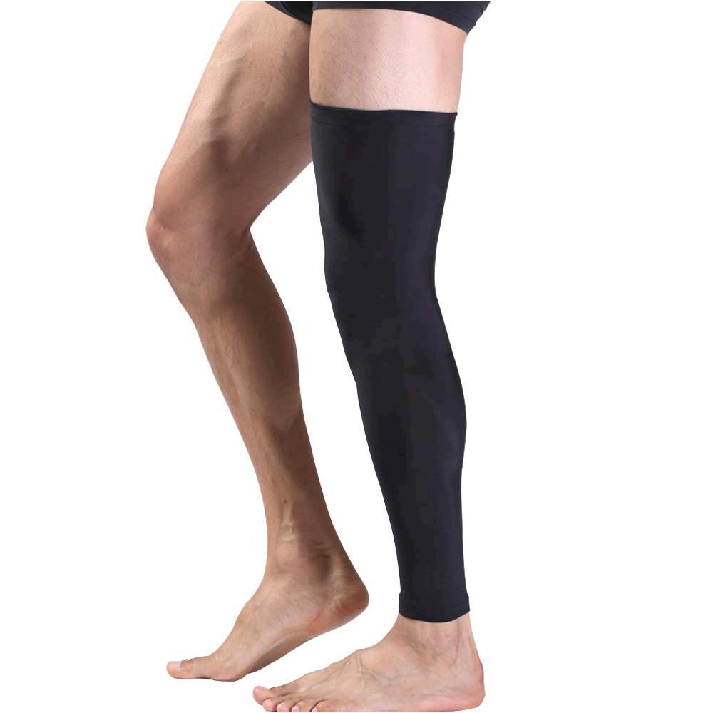 HuiYee Sports Compression UV Long Leg Sleeves for Running, B, Size X ...