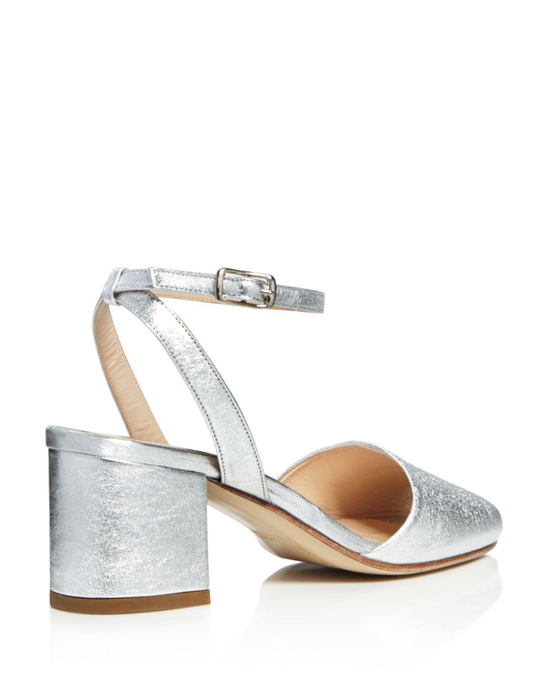 Vince Camuto Rabenie Patent Leather Ankle Strap Ice Cube Heel Dress Sandals | Dillard's