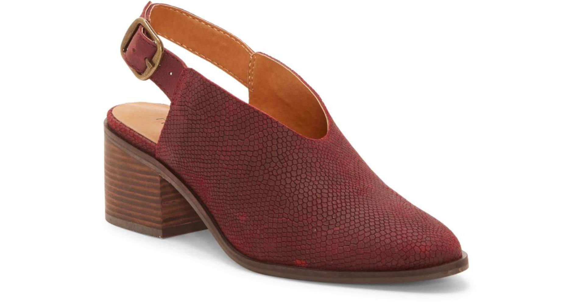 closed toe slingback