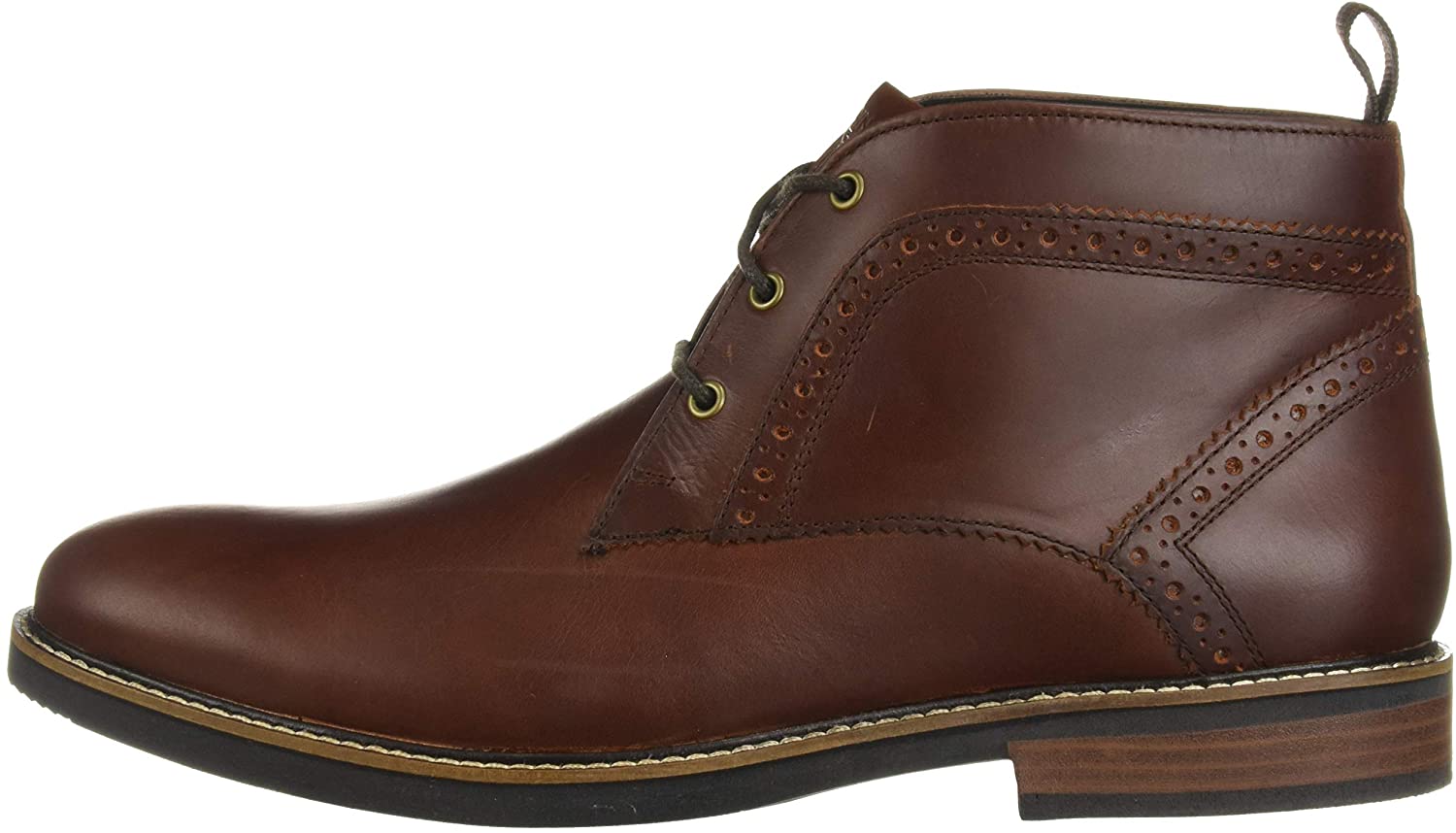 Nunn Bush Men's Ozark Plain Toe Chukka Boot with Kore Comfort, Rust ...