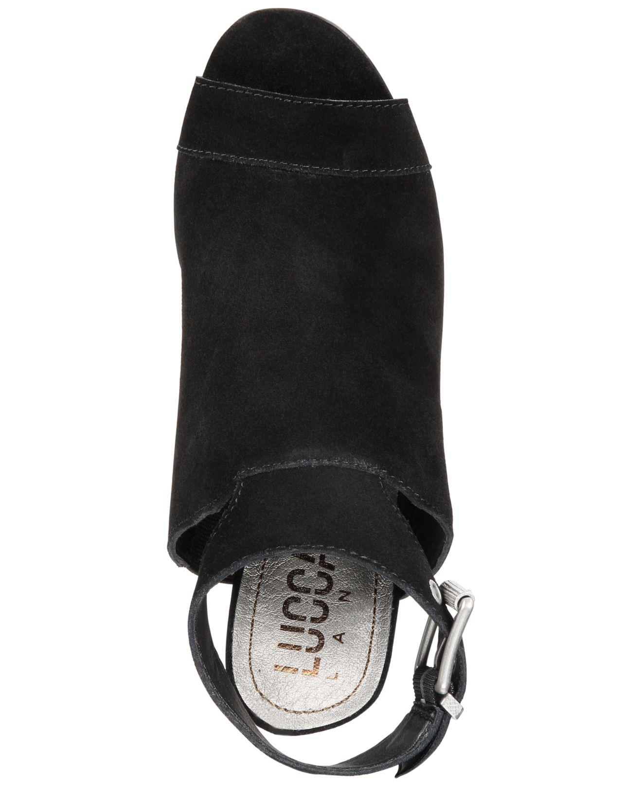 leather open toe clogs