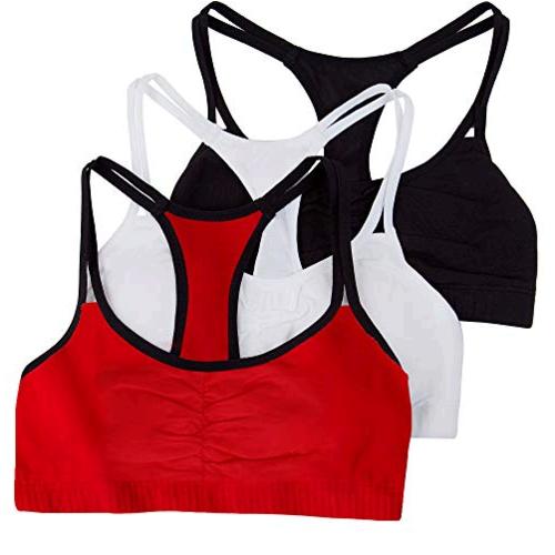 fruit of the loom cotton pullover bra