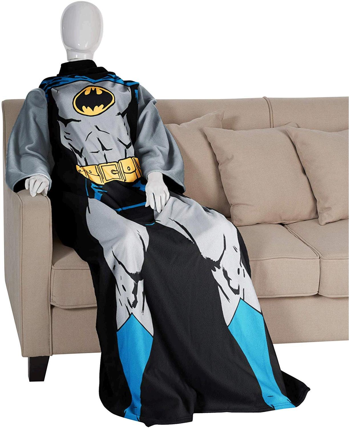 DC Comics Batman, "Batman in Black" Adult Soft Throw, Batman Adult