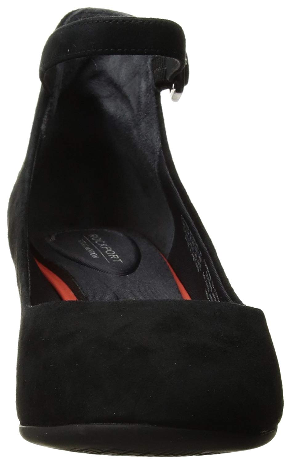 round toe ankle strap shoes