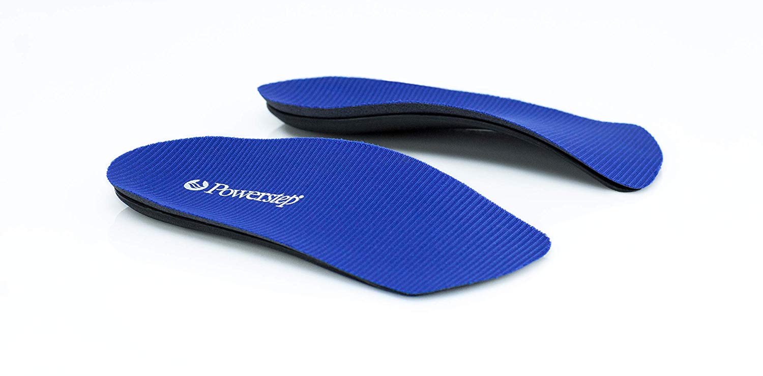 Powerstep 3/4 Length SlimTech Arch Support Insole (Women's, Blue, Size ...