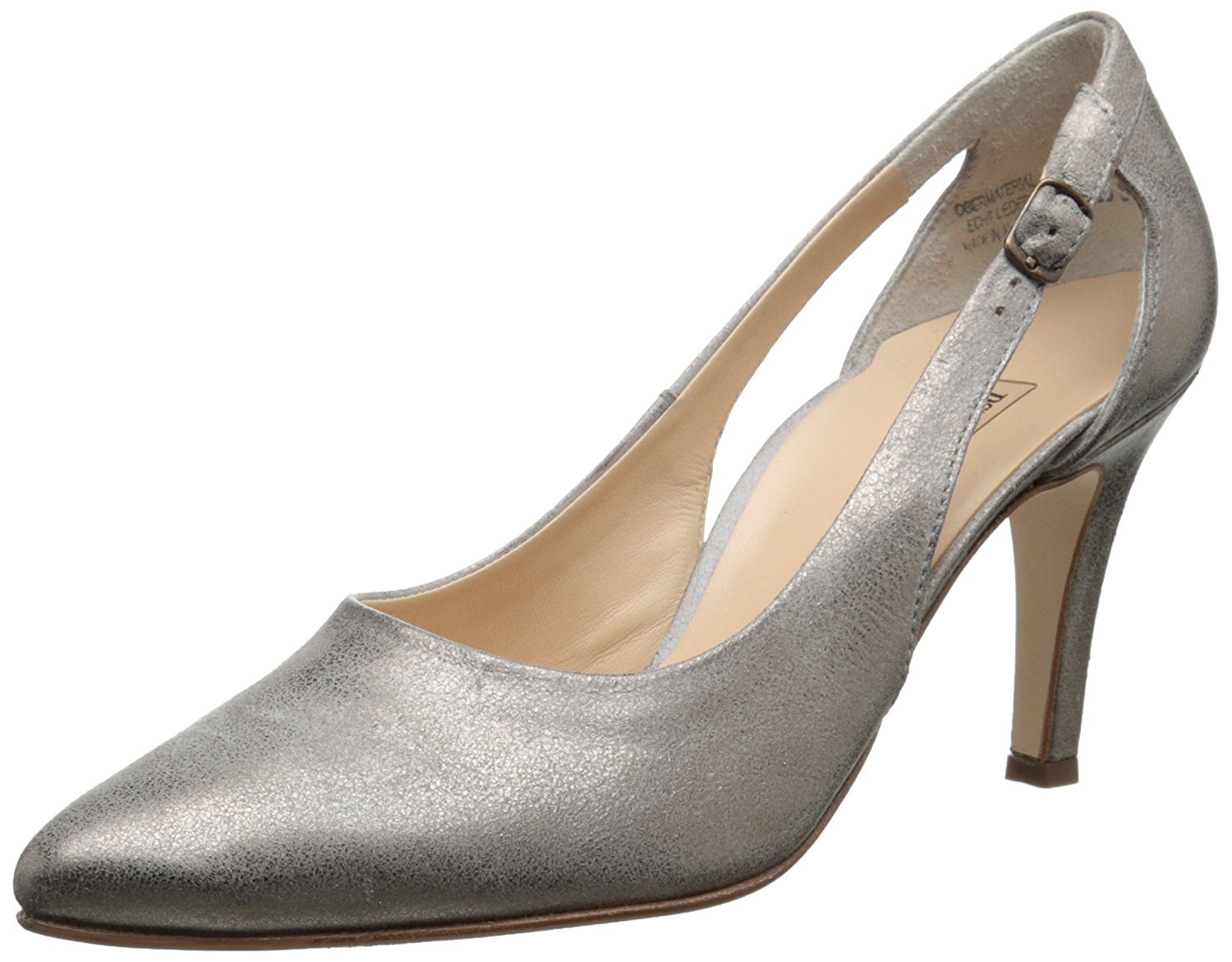 Paul Green Womens Contessa Pointed Toe Ankle Strap Classic Pumps Grey Size 4.5 Paul Green Womens Contessa Pointed Toe Ankle Strap Classic Pumps Grey Size 4.5