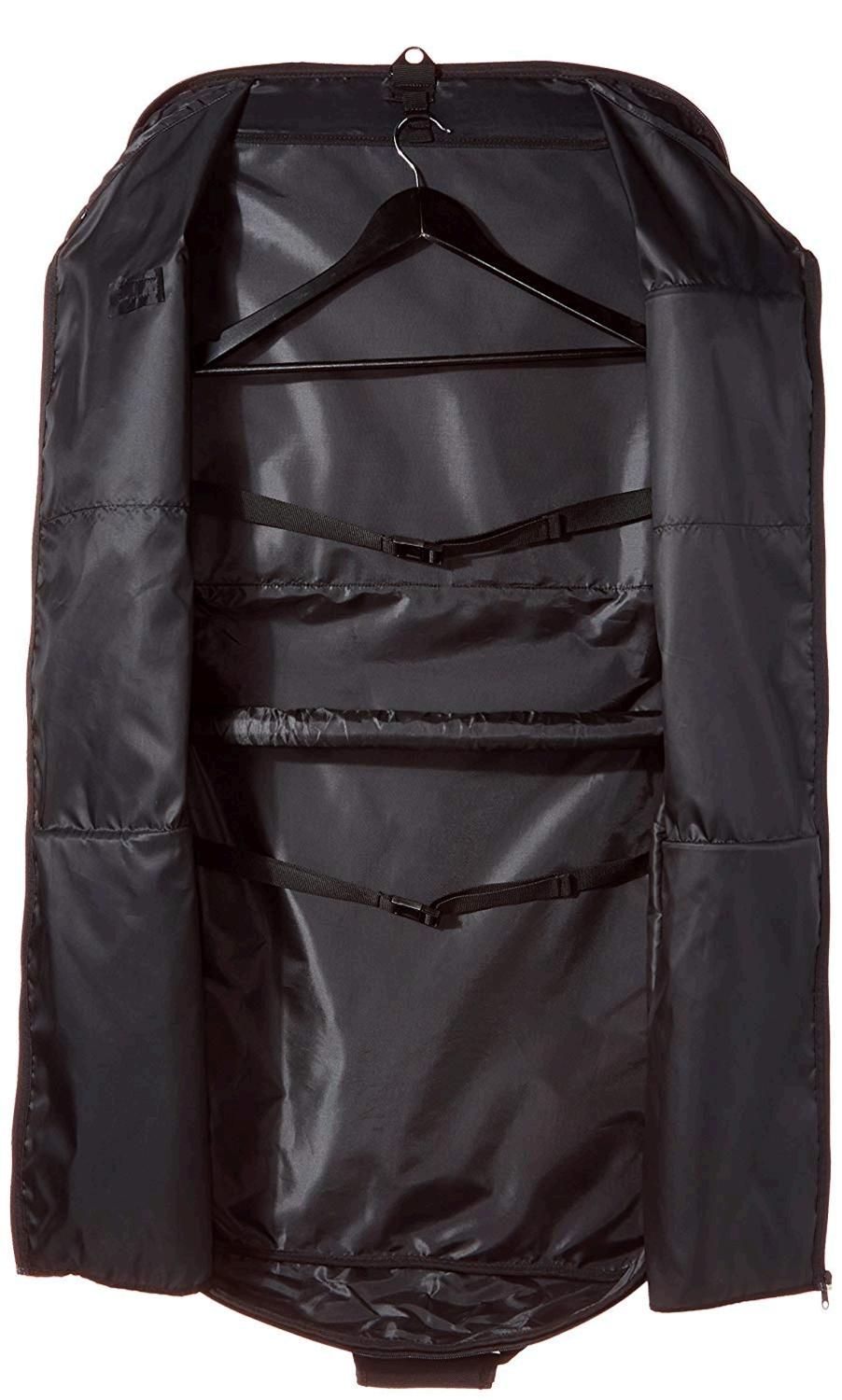 AmazonBasics Premium Travel Hanging Luggage Suit Garment Bag , Black