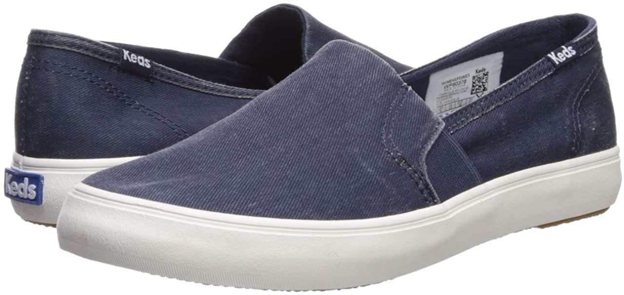 Keds Women's Shoes Clipper twill/jute Fabric Low Top Slip On, Navy ...