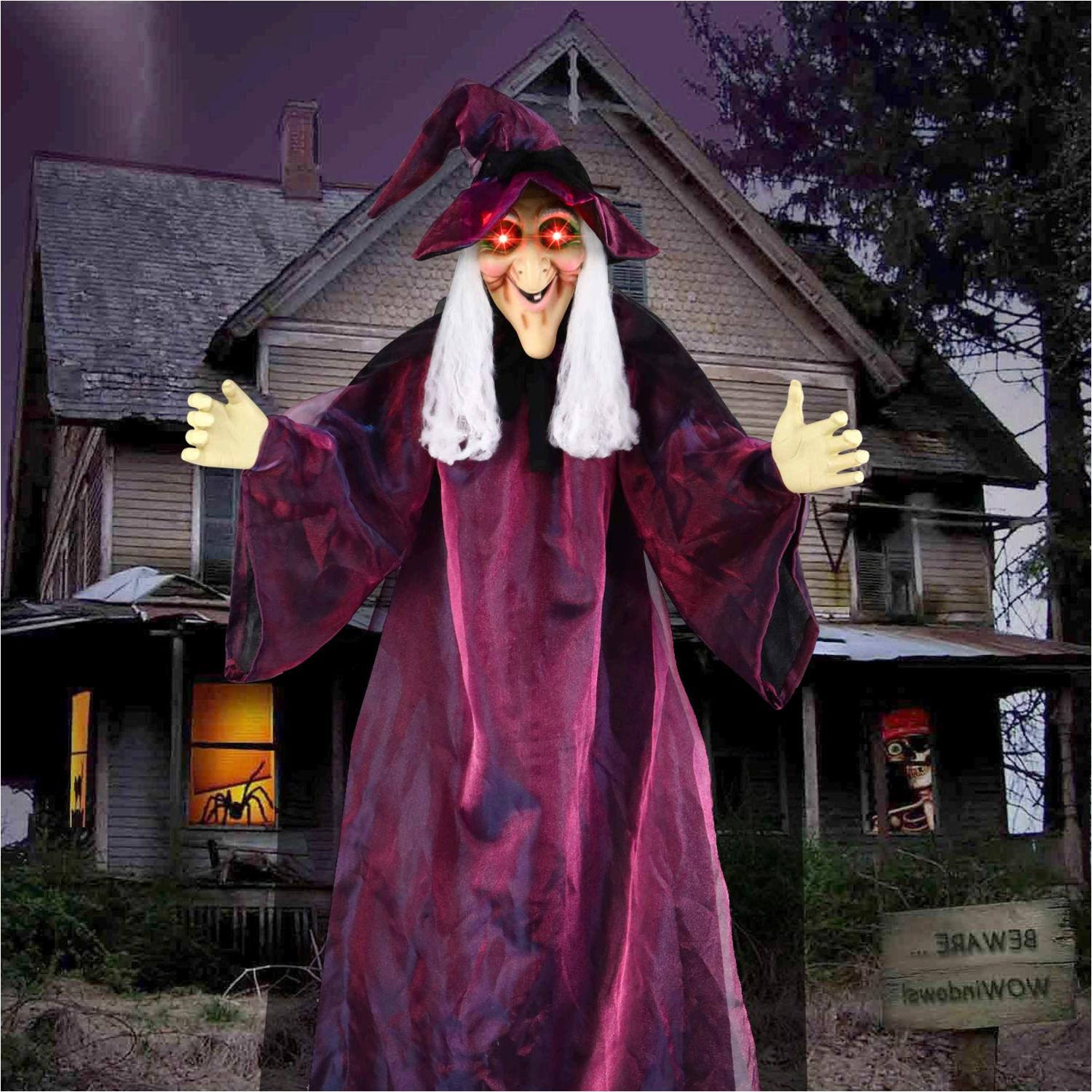 AYOGU1 71&quot; Hanging Talking Witch, Animated Witch Indoor, 71&quot;, Size No