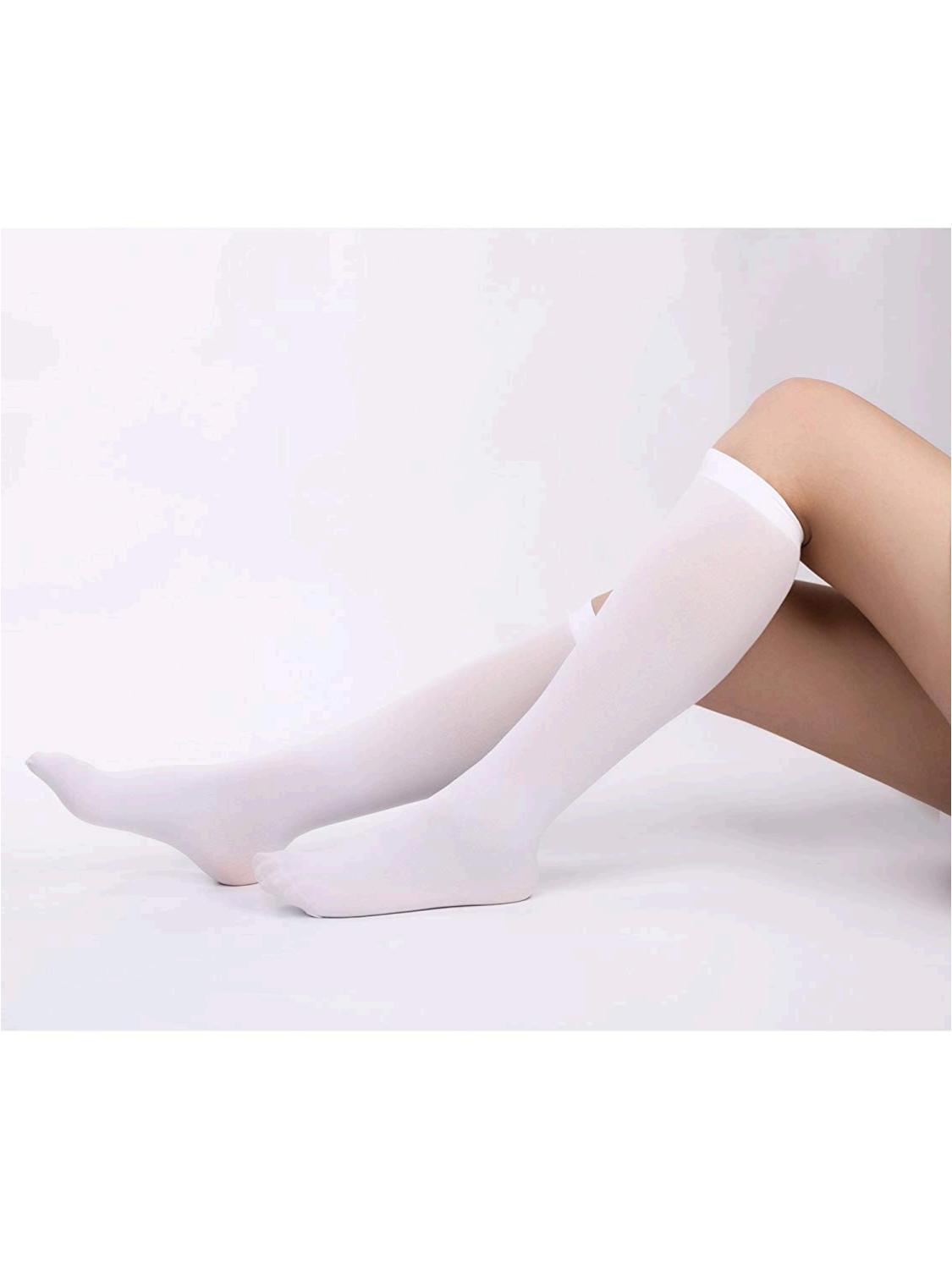 best and less knee high white socks
