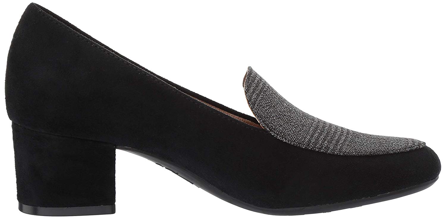 LifeStride Women's Trixie Heeled Loafer, Black, Size 8.0 CnQ3