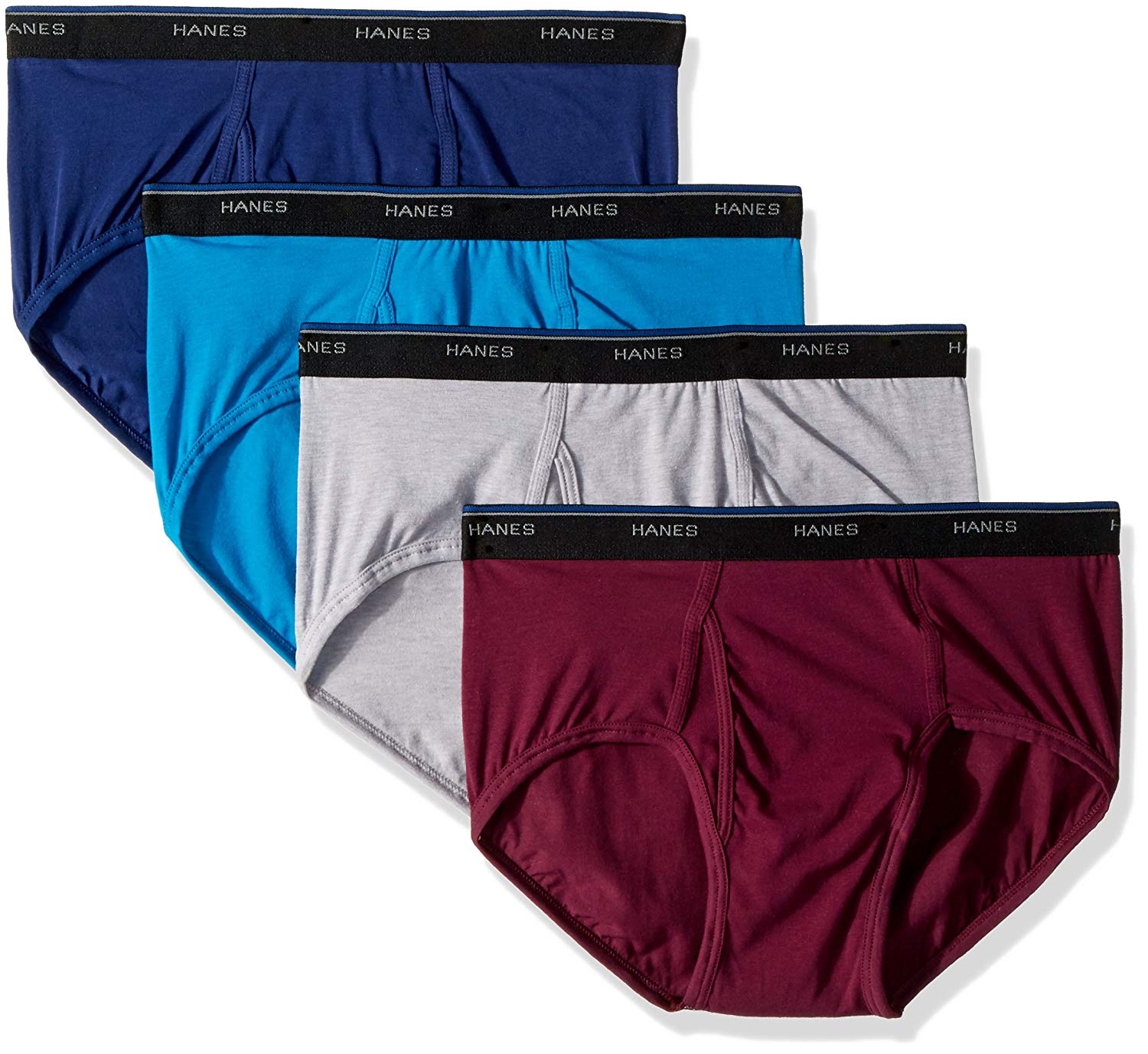 Hanes Men's 4-Pack Comfortblend Dyed Briefs, Assorted,, Assorted, Size ...